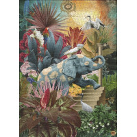 HEYE Puzzle Fauna Fantasies: Elephantaisy 1000 dílků