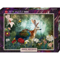 HEYE Puzzle Fauna Fantasies: Zajdalen 1000 dílků