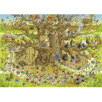 HEYE Puzzle Šílená ZOO: Opičí výběh 1000 dílků