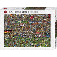 HEYE Puzzle Historie fotbalu 3000 dílků
