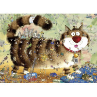 HEYE Puzzle Kočičí život 1000 dílků