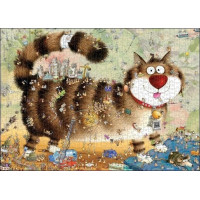 HEYE Puzzle Kočičí život 1000 dílků
