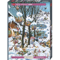HEYE Puzzle Paradise: V zimě 1000 dílků