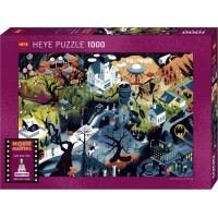 HEYE Puzzle Movie Masters: Filmy Tima Burtona 1000 dílků