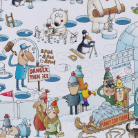 HEYE Puzzle Šílená ZOO: Polární expozice 1000 dílků