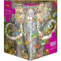 HEYE Puzzle Sloní život 1000 dílků