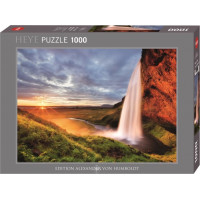 HEYE Puzzle Vodopád Seljalandsfoss, Island 1000 dílků