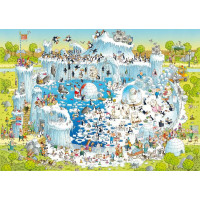HEYE Puzzle Šílená ZOO: Polární expozice 1000 dílků