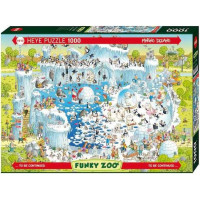 HEYE Puzzle Šílená ZOO: Polární expozice 1000 dílků