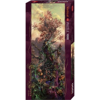 HEYE Vertikální puzzle Enigma Trees: Fosforeskující strom 1000 dílků