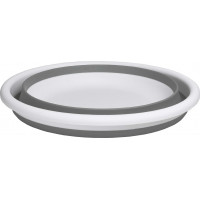 Skládací oválná mísa ELBA COMPACT 37 cm - šedá 9L
