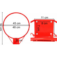 Basketbalový koš TOSSER 45 cm