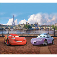 Dětský závěs DISNEY - CARS v Paříži - 180x160 cm