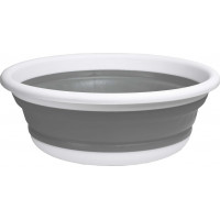 Skládací oválná mísa ELBA COMPACT 37 cm - šedá 9L