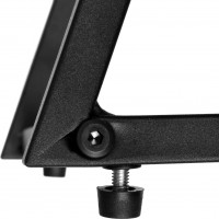 Stojan na květiny KONEL 62 cm dub / černý