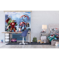 Dětský závěs MARVEL - Hrdinové Avengers - 180x160 cm