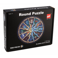 Kulaté puzzle Znamení zvěrokruhu 1000 dílků