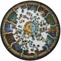 Kulaté puzzle Znamení zvěrokruhu 1000 dílků