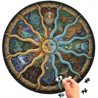 Kulaté puzzle Znamení zvěrokruhu 1000 dílků