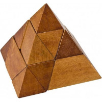 MI-TOYS Dřevěný hlavolam Pyramid