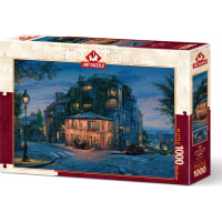ART PUZZLE Puzzle La Maison Rose - Růžový dům 1000 dílků