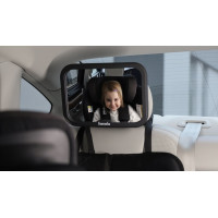LIONELO Zrcátko pro sledování dítěte v autě Sett Black Carbon