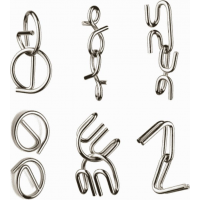 DJECO Crazix: Sada kovových hlavolamů 6ks