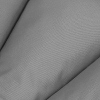 Závěsné houpací křeslo LUNA šedé + 2dílný voděodolný sedací polštář Columbia Oxford - šedý