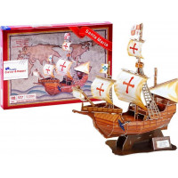 CLEVER&HAPPY 3D puzzle Loď Santa Maria 102 dílků
