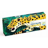 DJECO Panoramatické puzzle Leopard 1000 dílků