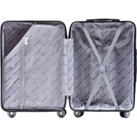 Moderní cestovní kufry SPARROW - set S+M+L - červené - TSA zámek