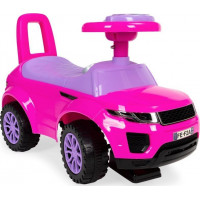 ECOTOYS Odrážedlo Auto s melodiemi růžové