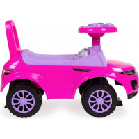 ECOTOYS Odrážedlo Auto s melodiemi růžové