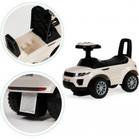 ECOTOYS Odrážedlo Auto s melodiemi bílé