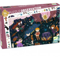 DJECO Puzzle Observation: Škola kouzel 54 dílků