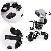 ECOTOYS Tříkolka,Sportovní kočárek - šedá