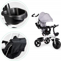 ECOTOYS Tříkolka,Sportovní kočárek - šedá