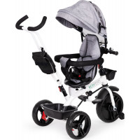 ECOTOYS Tříkolka,Sportovní kočárek - šedá