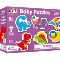 GALT Baby puzzle Dinosauři 6x2 dílky