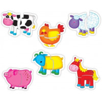 GALT Baby puzzle Farma 6x2 dílky