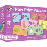 GALT Baby puzzle Zvířátka a jejich stopy 22x2 dílky