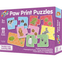 GALT Baby puzzle Zvířátka a jejich stopy 22x2 dílky