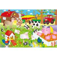 GALT Obří podlahové puzzle Farma 30 dílků