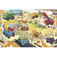 GALT Obří podlahové puzzle Staveniště 30 dílků