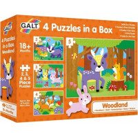 GALT Puzzle V lese 4v1 (2,3,4,5 dílků)