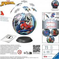 RAVENSBURGER Puzzleball Spiderman 73 dílků