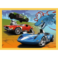 TREFL Puzzle Autíčka Hot Wheels 4v1 (35,48,54,70 dílků)