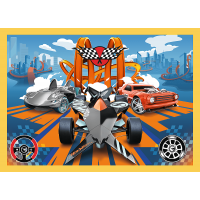 TREFL Puzzle Autíčka Hot Wheels 4v1 (35,48,54,70 dílků)