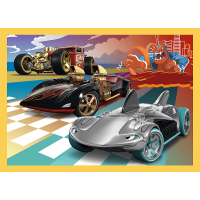 TREFL Puzzle Autíčka Hot Wheels 4v1 (35,48,54,70 dílků)