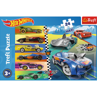 TREFL Puzzle Autíčka Hot Wheels MAXI 24 dílků